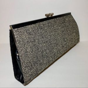 KRIZIA Tweed Clutch